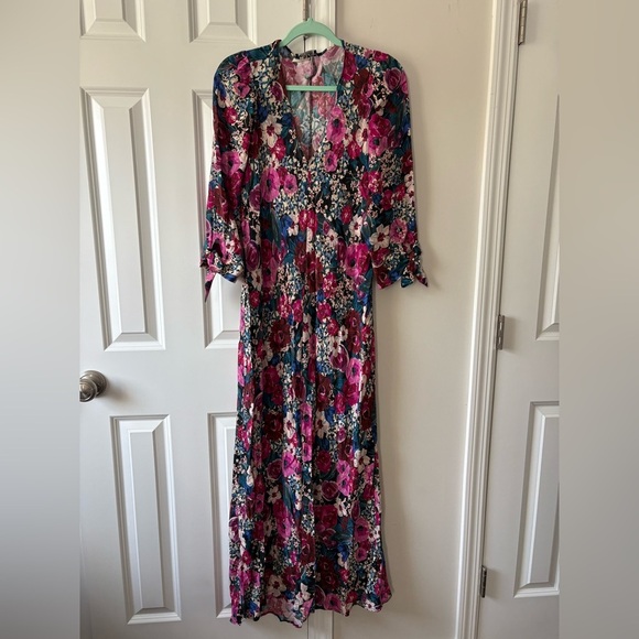 Zara Floral Print Dress - Picture 2 of 9